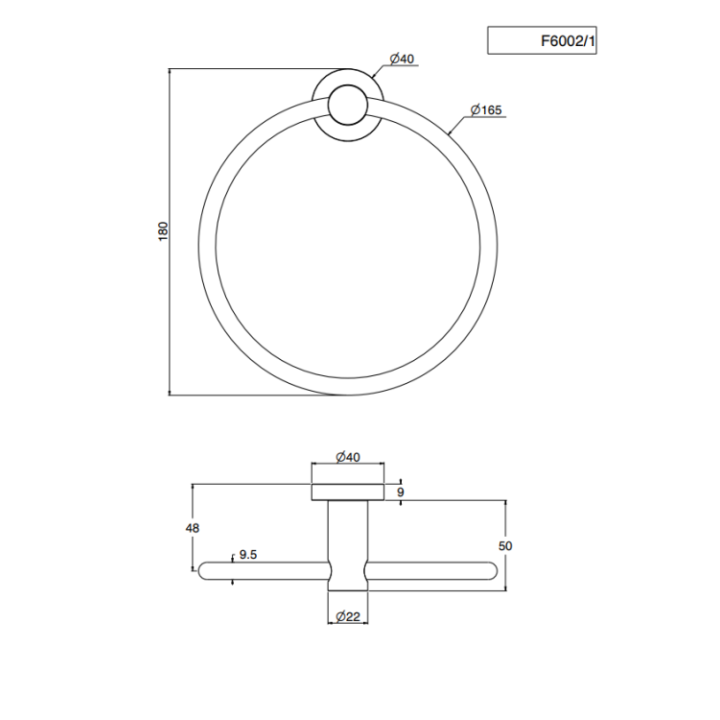 F6002/1HS полотенцедержатель Fima Carlo Frattini