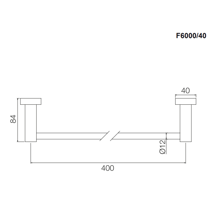 Fima F6000/40HS полотенцедержатель Accessori 40 см