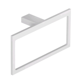 Kludi VELA C Полотенцедержатель прямоугольный для ванны 22 см Matt White, Bianco Opaco