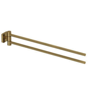 Kludi VELA S Полотенцедержатель двойной для ванны 44.1 см Brushed Gold