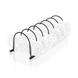 Decor Walther DW Полотенцедержатель секционный для ванны 35 см Matt Black, Nero Opaco