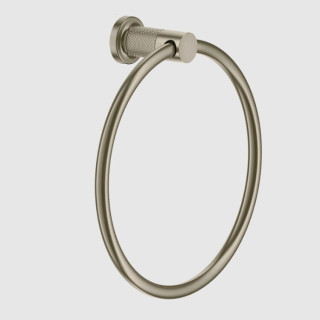 Gessi Inciso Полотенцедержатель кольцо для ванны 22.2 см Finox Brushed Nickel