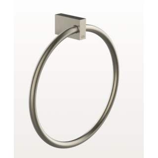 Gessi Rettangolo Полотенцедержатель кольцо для ванны 22.2 см Finox Brushed Nickel