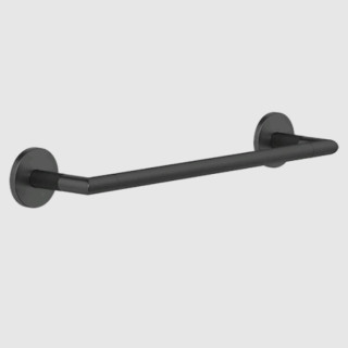 Gessi Anello Полотенцедержатель одинарный для ванны 35 см Matt Black, Nero Opaco