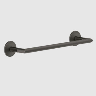 Gessi Anello Полотенцедержатель одинарный для ванны 35 см Black Metal Brushed PVD
