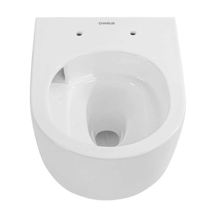 Унитаз Charus Elmo подвесной белый, 12 лет гарантии, EWC700-129W