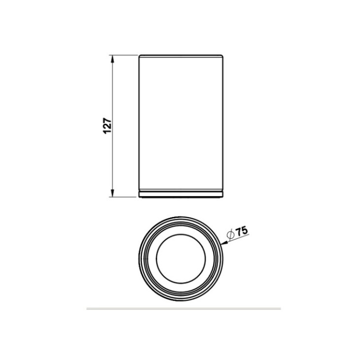 Gessi 58532#299 стакан Inciso Matt Black