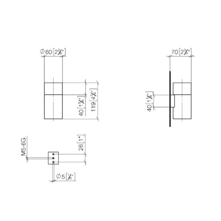 Dornbracht 8340097942 стакан Satin Bronze