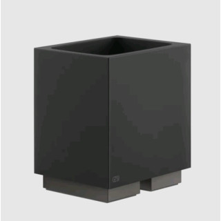 Gessi Rettangolo Стакан для ванны Black Metal Brushed PVD