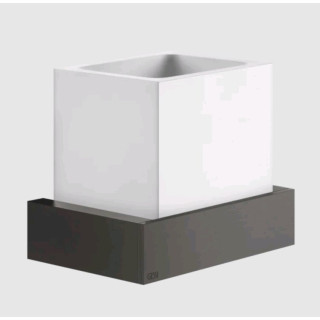 Gessi Rettangolo Стакан для ванны Black Metal Brushed PVD