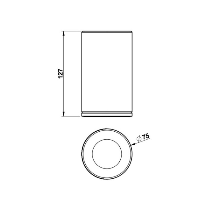 Gessi 58531#727 стакан Inciso Brushed Brass