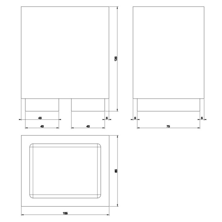 Gessi 20832#708 стакан для ванны Copper Brushed PVD