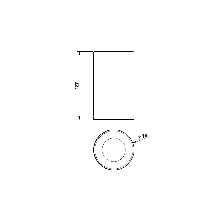 Gessi 58532#735 стакан для ванны Warm Bronze PVD