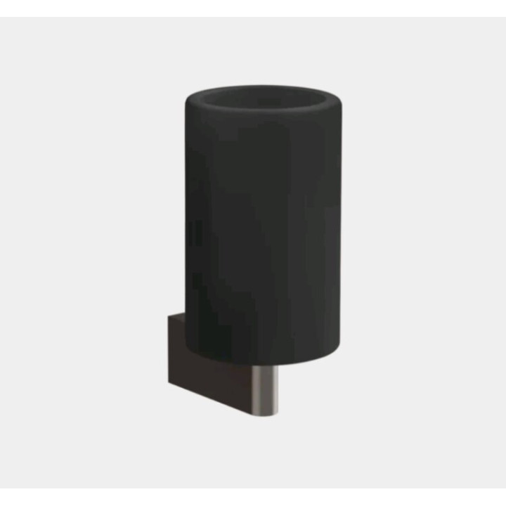 Gessi 66408#707 стакан для ванны Black Metal Brushed