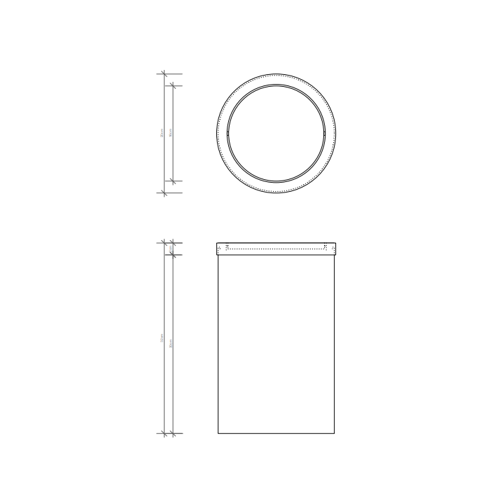 Decor Walther 0607970 – ведро Steel 10л