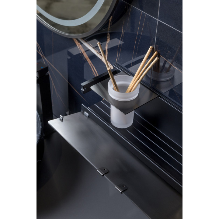 Boheme 10966-GM-TUM стакан для ванны Gun Metall