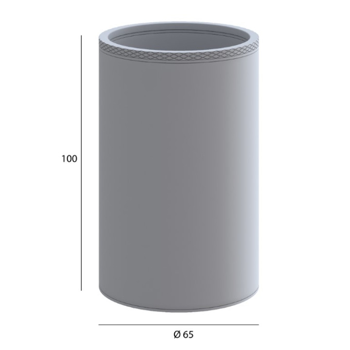 Boheme Uno 10982-NB стакан для ванны Nickel Brush