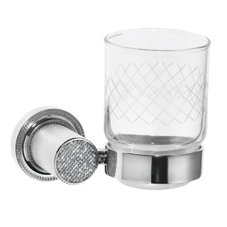 Boheme Royal Cristal Стакан для ванны Chrome