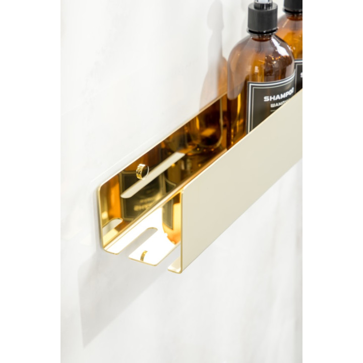 Полка для ванны Boheme 10967-G Gold