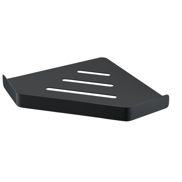 Boheme 10318-B полка для ванны Black — угловая