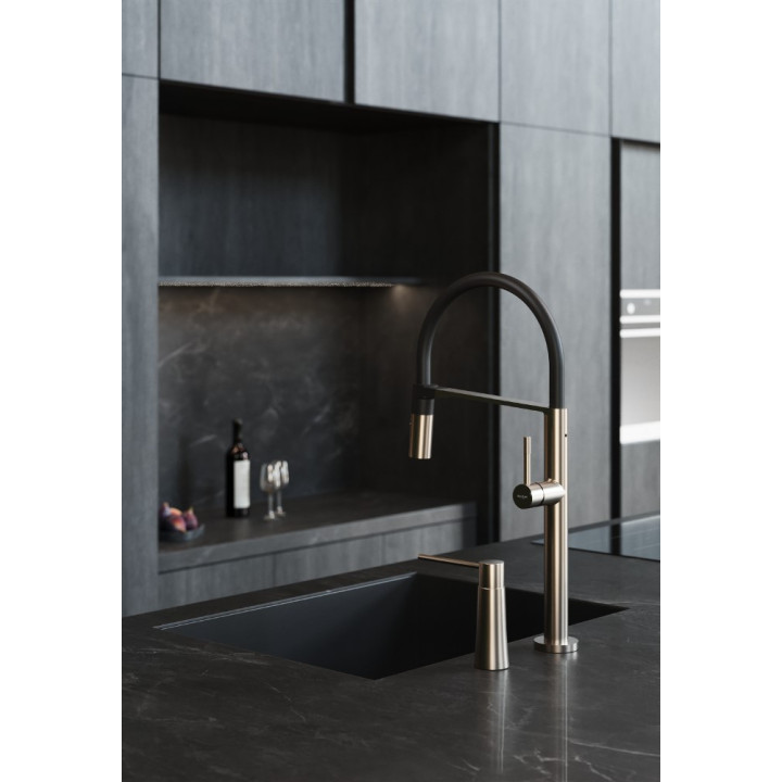 Дозатор Boheme 630-B Black, встраиваемый