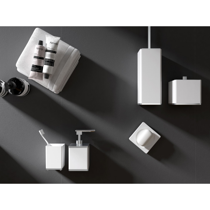 Дозатор Boheme 10969-W-G White настольный