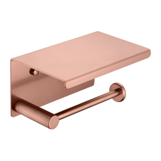 Boheme Uno Бумагодержатель с крышкой для туалетной бумаги подвесной Copper Brushed