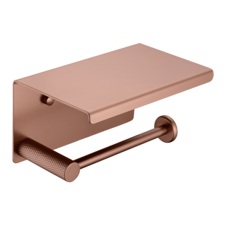 Boheme Uno Бумагодержатель с крышкой для туалетной бумаги подвесной Brushed Bronze