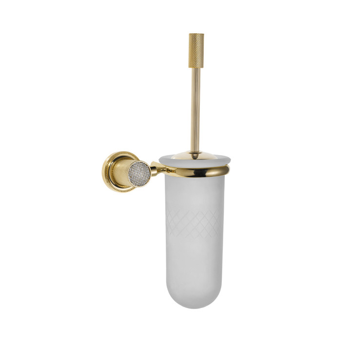 Boheme 10933-G ёршик для унитаза Gold