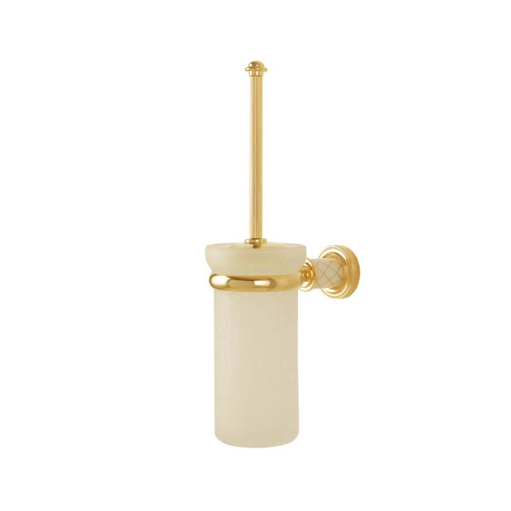 Boheme 10913-W-G ёршик для унитаза Gold