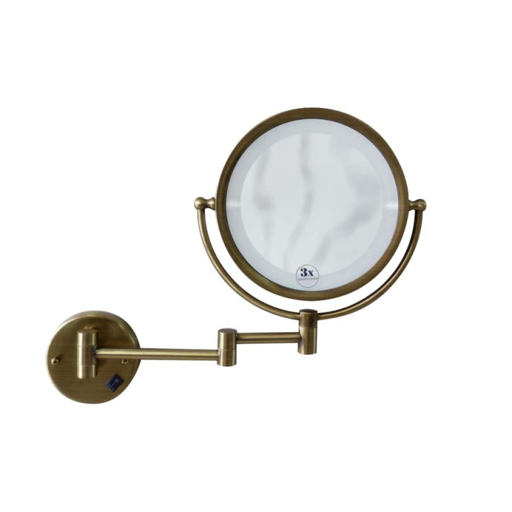 Boheme 501 зеркало для ванны с подсветкой Bronze