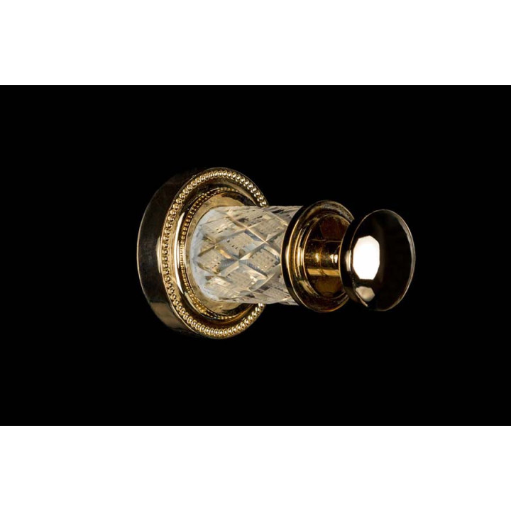 Крючок Boheme 10906-CRST-G Gold для ванны