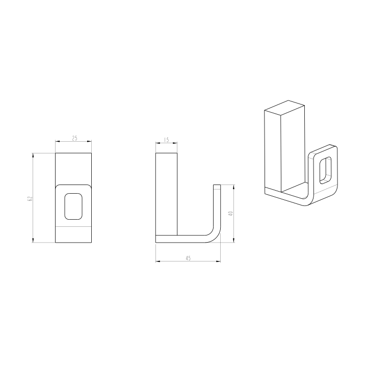 Boheme 10946-G-B крючок для ванны Gold