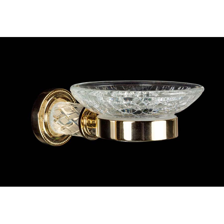 Boheme 10903-CRST-G мыльница Murano Cristal Gold