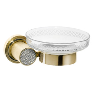 Boheme Royal Cristal Мыльница для ванны Gold