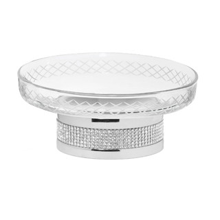 Boheme Royal Cristal Мыльница для ванны Chrome