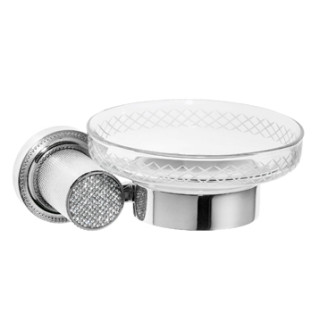Boheme Royal Cristal Мыльница для ванны Chrome