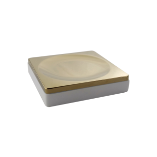 Boheme Add Мыльница для ванны квадратная White