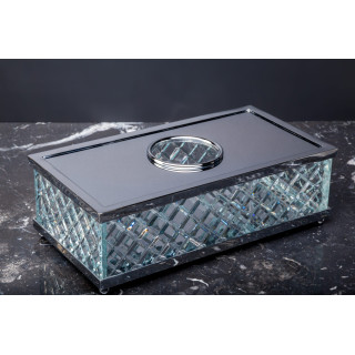 Boheme Murano Cristal Салфетница для ванны Chrome