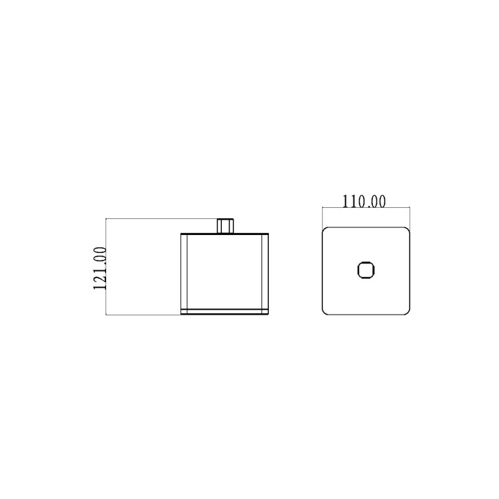 Boheme Add 10964-B-G стакан для ватных дисков