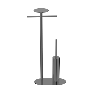 Boheme Venturo Ёршик-стойка для унитаза Shine Gun Metall