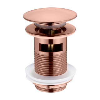 Boheme Add Донный клапан для раковины с переливом Copper Brushed