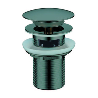 Boheme Add Донный клапан для раковины с переливом Shine Gun Metall