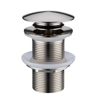 Boheme Add Донный клапан для раковины без перелива Nickel Brush