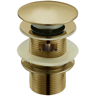 Boheme Medici Донный клапан для раковины с переливом Bronze