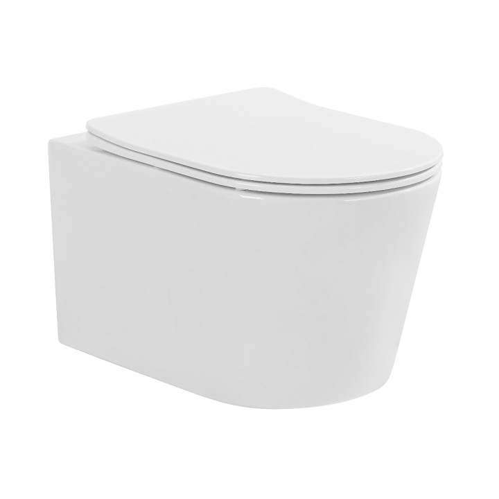 Унитаз Charus Infinto глянцевый подвесной 36x53.5 см, EWC700-130W