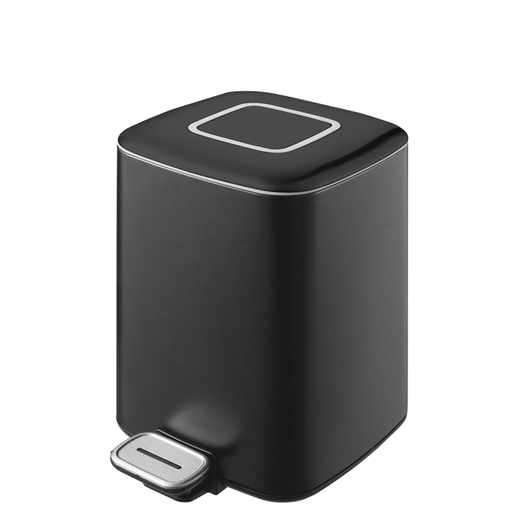 Ведро Boheme 10948-B для ванны чёрное