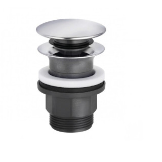 Kludi Донный клапан для раковины с переливом нержавеющая сталь