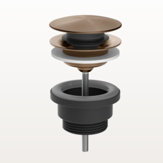 Gessi 54599#708 донный клапан Copper Brushed PVD