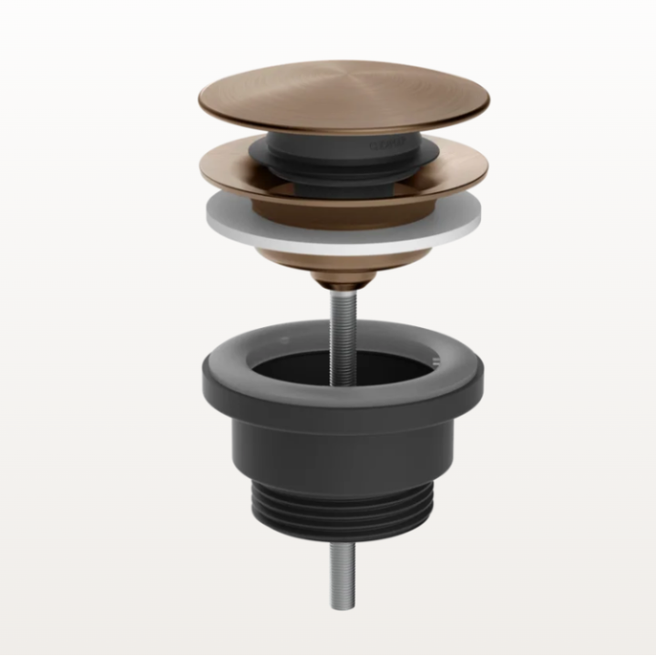 Gessi 54599#708 донный клапан Copper Brushed PVD